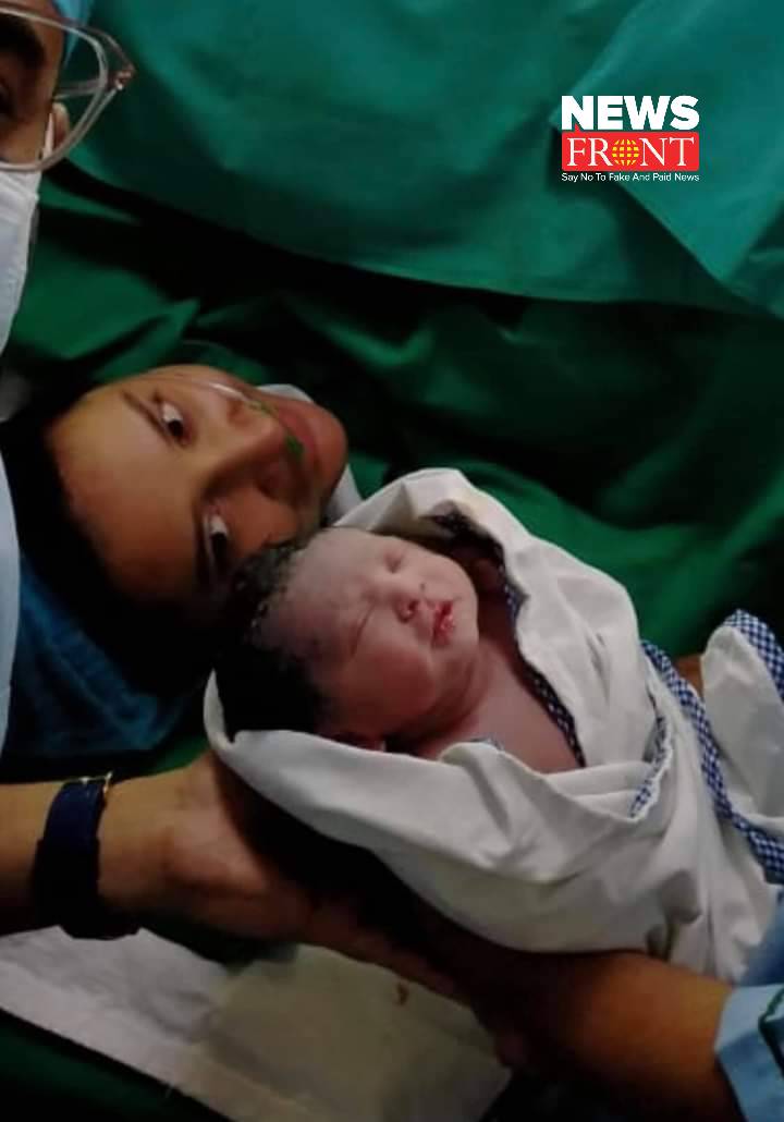 Subhasree's new born | newsfront.co
