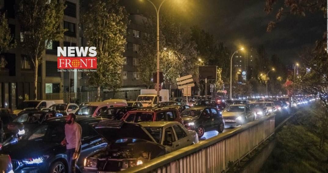 Paris Traffic jam | newsfront.co