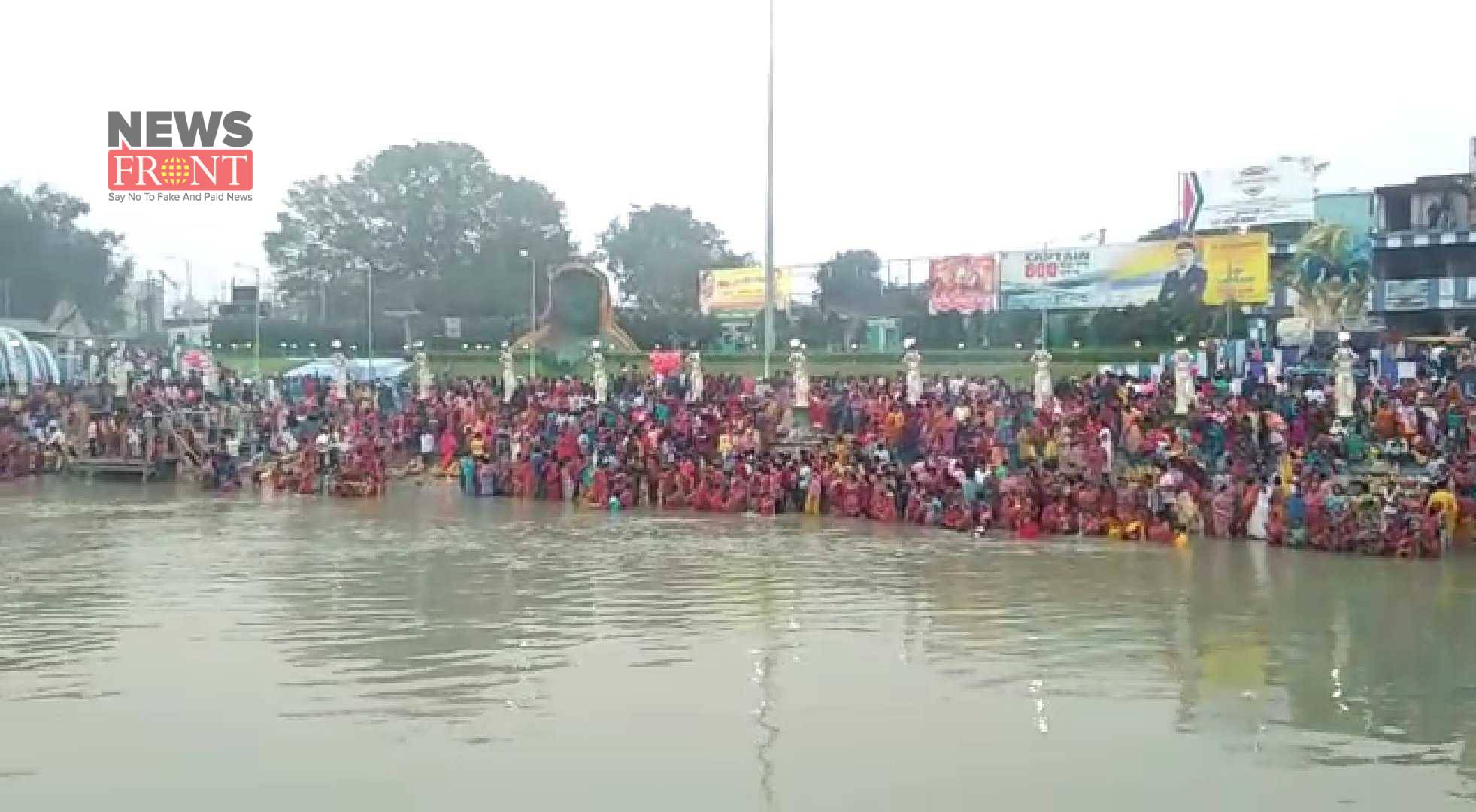 chhath puja ghat | newsfront.co