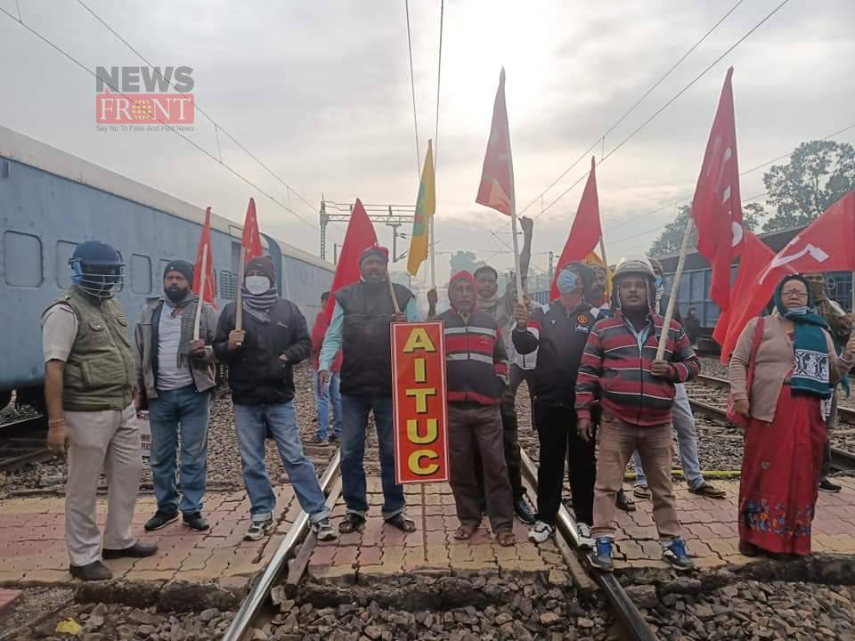 strike on rail line | newsfront.co