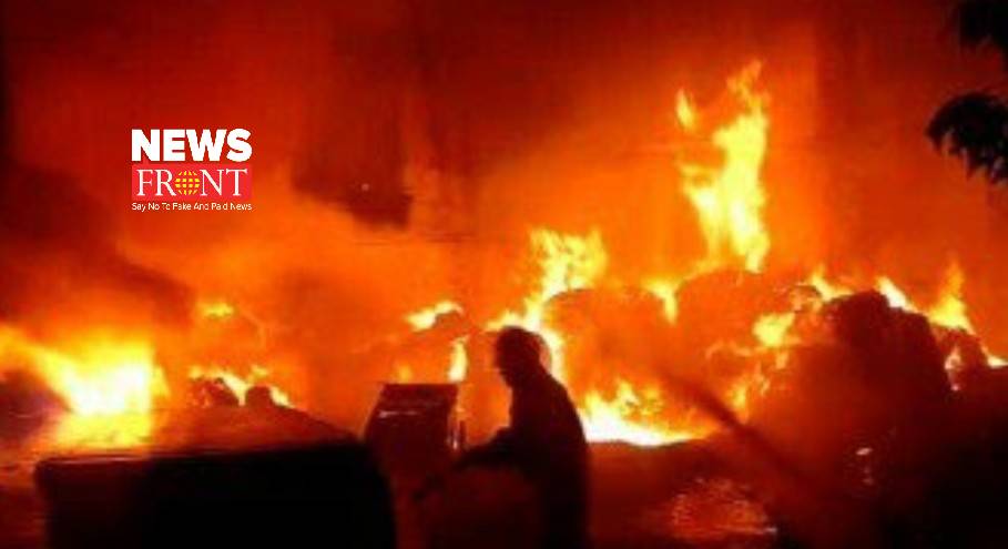 Massive fire at EM Bypass | newsfront.co