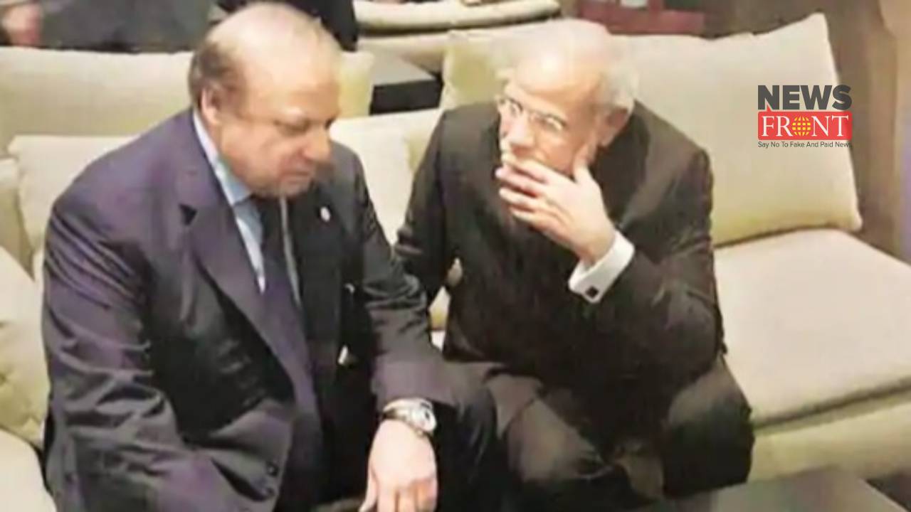 Nawaz Sharif with PM Modi | newsfront.co