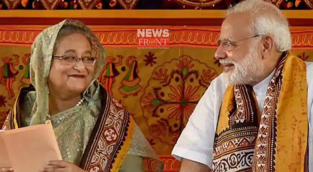 PM Modi Sekh Hasina meeting | newsfront.co