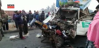 ফারাক্কায় লরি-গাড়ির সংঘর্ষ,আহত ১ road accident | newsfront.co