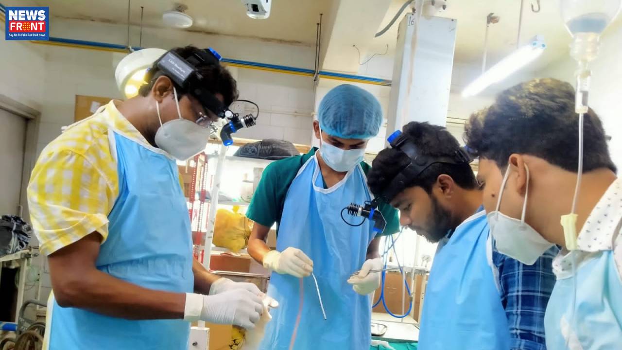 a crucial emergency surgery in deben mahato hospital