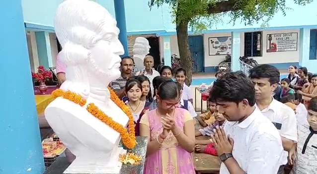 Celebrating Rabindra Jayanti at Salar Salu High School